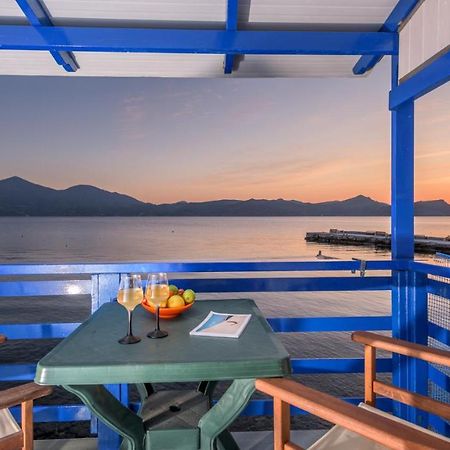 Blue Traditional Boathouse In Klima Klima (Milos) Exterior foto
